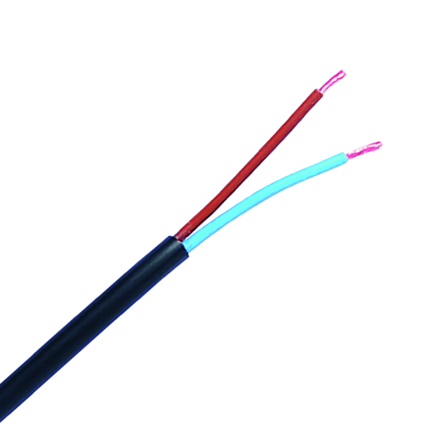 2-aderige kabel | 0,75mm² | bruin-blauw | plat | 100m