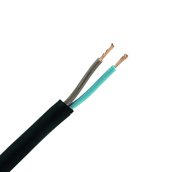 2-aderige kabel | 1,50mm² | bruin-blauw | rond | 100m