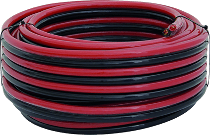 Twinkabel | Rood-zwart | 2 x 25mm² | 100m