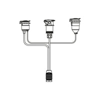 Frontkabel 15P | 24N | 24S, 150cm kabel met 15P Bajonet