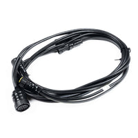 Achterlichtkabel 15P baj. naar 2x 7-PIN's AMP incl. zij-kabe