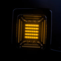 LED achterlicht | black | 12-24v | 100cm kabel | H+V montage
