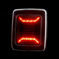 LED achterlicht | chrome | 12-24v | darklook | H+V montage