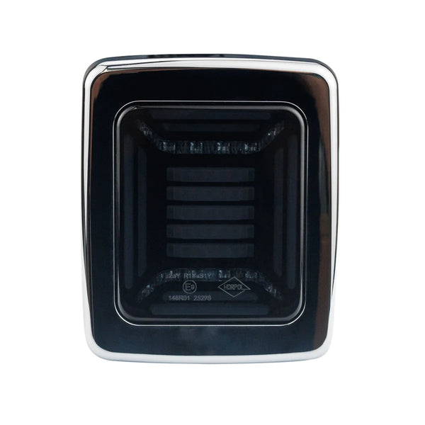 LED achterlicht | chrome | 12-24v | darklook | H+V montage
