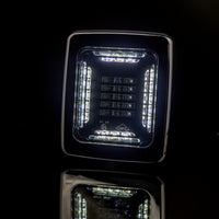 LED mist-achteruitijlicht | chrome | 12-24v | 100cm kabel