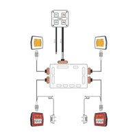 Minigraver verlichtingsset 12/24v incl. controlunit - PS-250KIT