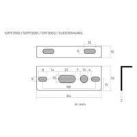 Montagesteun tbv S07F3001 / S07F3100 / S11F3002 /SLED3DVAR65