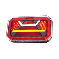 LED Achterlicht Black links + k.licht 12-24v 150cm kabel