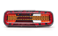 LED Trailerlamp Black links 12-24v 7-PIN's AMP