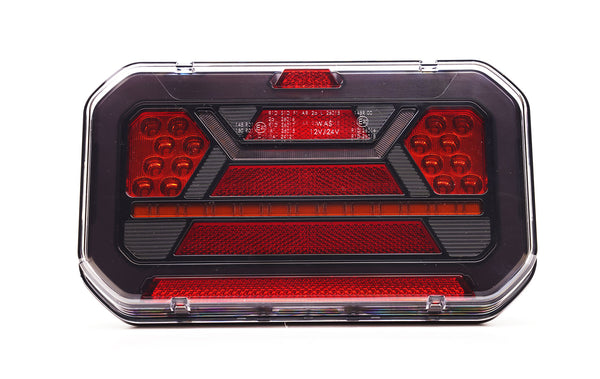 LED Achterlicht Black rechts 12-24v 7-PIN's