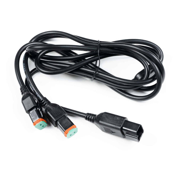 Y-kabel 1 x 30cm MALE &amp; 2x 100cm FEM | WAC-30100Y
