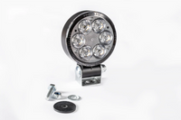 LED werklamp rond | 1600lm | 12W | 1,5m. kabel | 12-24v
