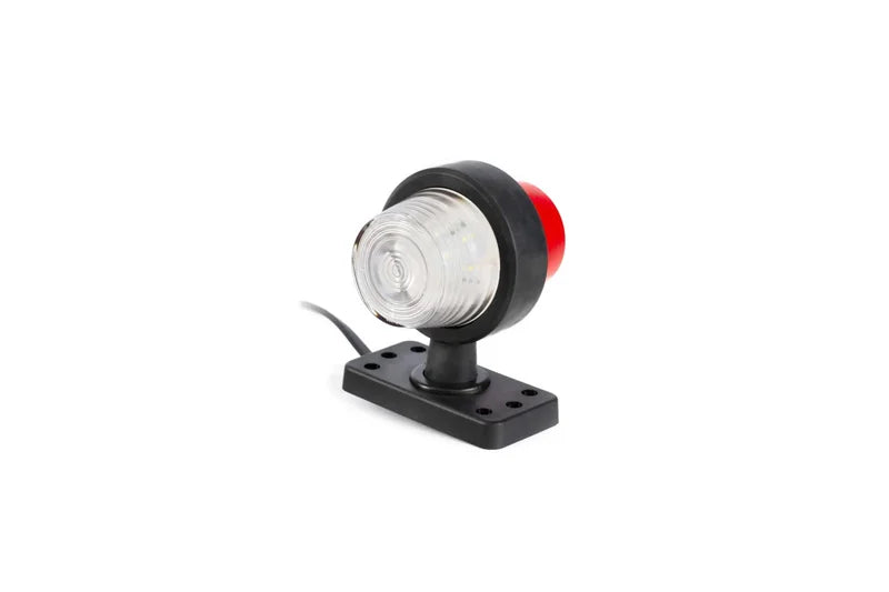 LED breedtelamp rood-wit 12-24v 45cm kabel
