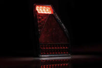 Rechts | LED achterlicht driehoek | 12v | 6-functie | 6-PIN | VC-3302B6