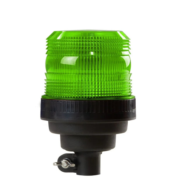 LED Zwaailamp groen 12/24v Mini DIN-flexi ECCOLED