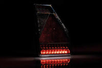 Rechts | LED achterlicht driehoek | 12v | 6-functie | 6-PIN | VC-3302B6