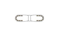 LED flitsbalk amber | 13 serie | ECE-R65 amber | transparant | 770mm | 16 LED's | 13-00010-E