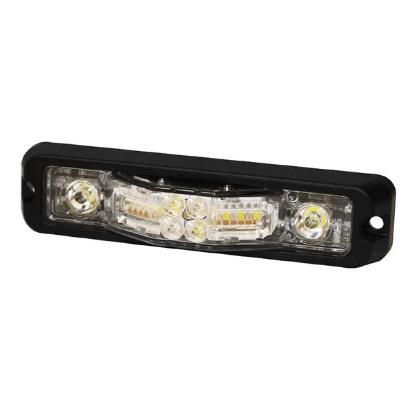 LED flitser 6-LED | R65 | amber | blauw DUAL-colour | 12-24v | ED3777AB