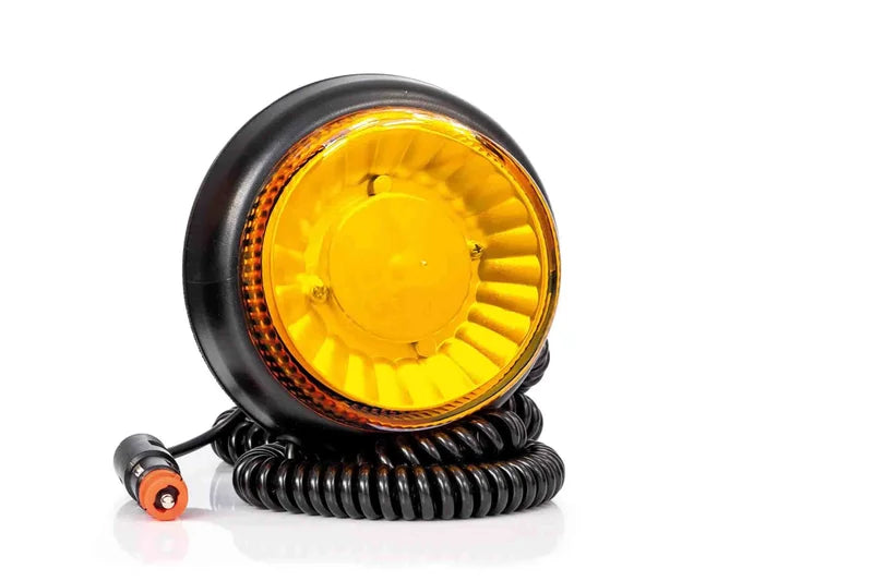 R65 LED zwaailamp, roterend, Magneet, 12-24V 7,8m kabel | S10ZL416