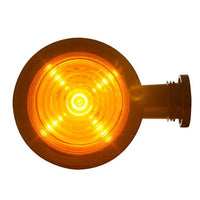 LED pendellamp amber | korte steel | heldere lens | 12-24v | MB-1010A