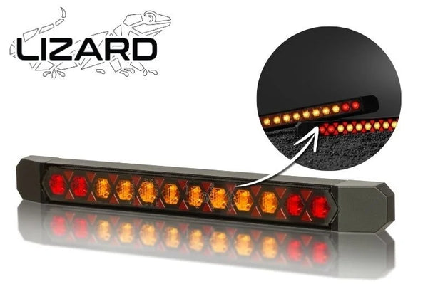 LED achterlicht Slimline universeel 12-24V 50cm kabel