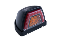 LED toplamp neon rood incl. knipperlicht 12-24v, 50cm kabel