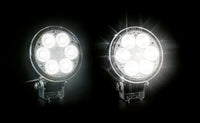 LED werklamp rond 2500lm, 22W, 12-24v, 1,5m. Kabel