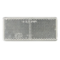 Witte reflector | 90 x 40mm. | 3m-plakstrip | VRF-500W