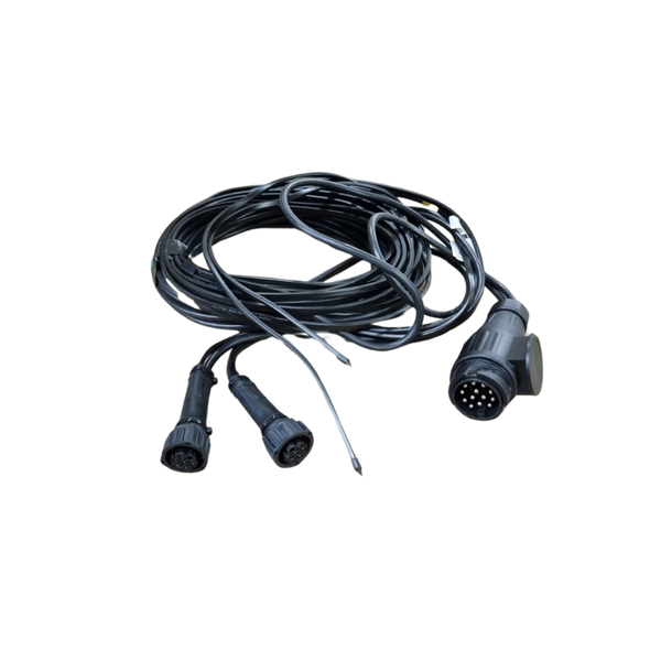 Kabelboom 7,0m. / 4,0m. / 13-polig / 7-PIN's AMP