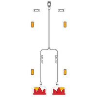 Kabelboom 5-pins, 12,0m lang zonder DC-kabel met 13-polige