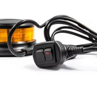 LED zwaailamp amber met amber lens | 12-24v | magneet | R65 | S07ZL603AA