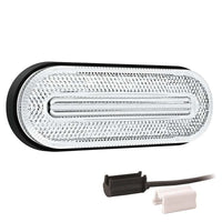 LED markeringslicht wit | 12-24v | 1,5mm². connector | M10MV-720W