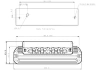 LED ADR ECE-R23 onderbouw werklamp 940lm 12-24v + SS-conn